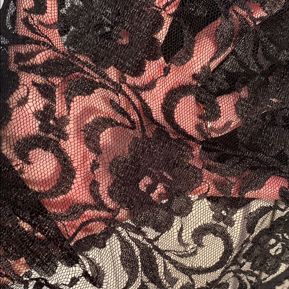 Body Central Black Fit and Flare Lace Dress EUC - Picture 7 of 8